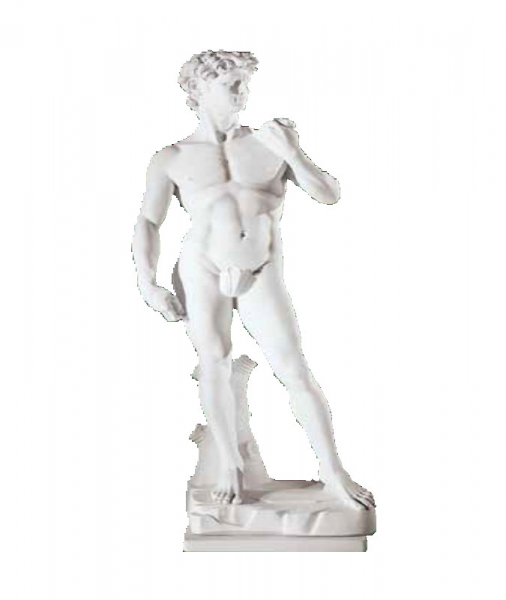 Statue aus Kunstmarmor - David nach Michelangelo