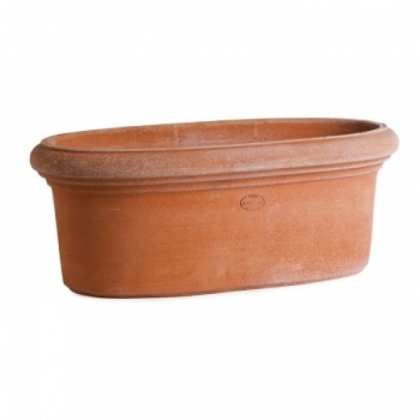 Ovaler Impruneta Terracotta Pflanzkübel - Fiorera Ovale Liscia