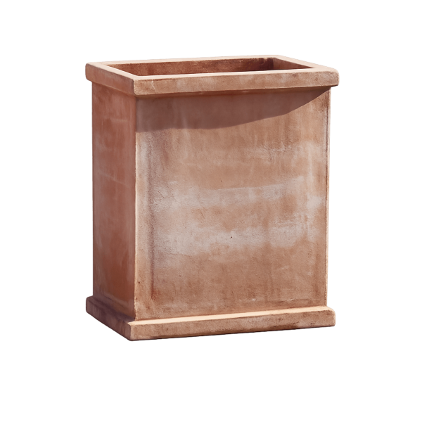 Terracotta Kasten für Rosen