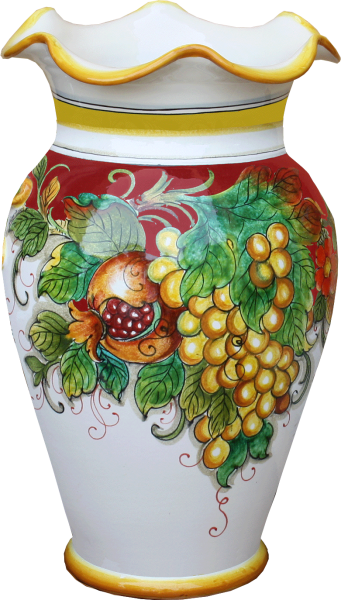 Bunte Bodenvase