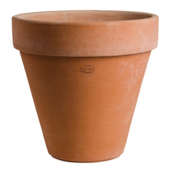 Vaso Conico a Bordo Alto – klassischer Terracottatopf aus Impruneta