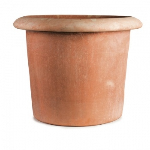 Grosser Impruneta Terracotta Cilinder - Vaso Volterra