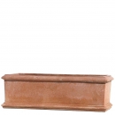 Cassetta liscia con due bordi – Poggi Ugo | Klassischer Terracottakasten aus Impruneta