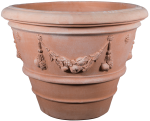 Vaso Festonato – klassischer Terracottatopf aus Impruneta