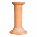 Colonna liscia Masini – Schlichte Terracotta Säule aus Impruneta, handgefertigt und frostfest